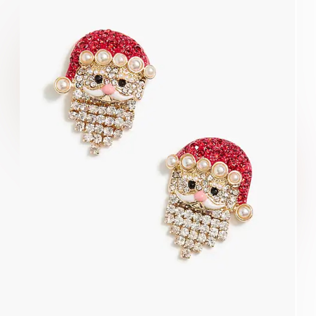 Jcrew Factory Santa Pav Crystal Earrings 38$